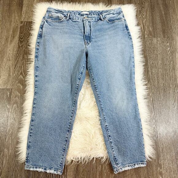 Good American Denim - Good American Womens Straight Jeans Size 15 Style GGP062T 5 Pocket Denim